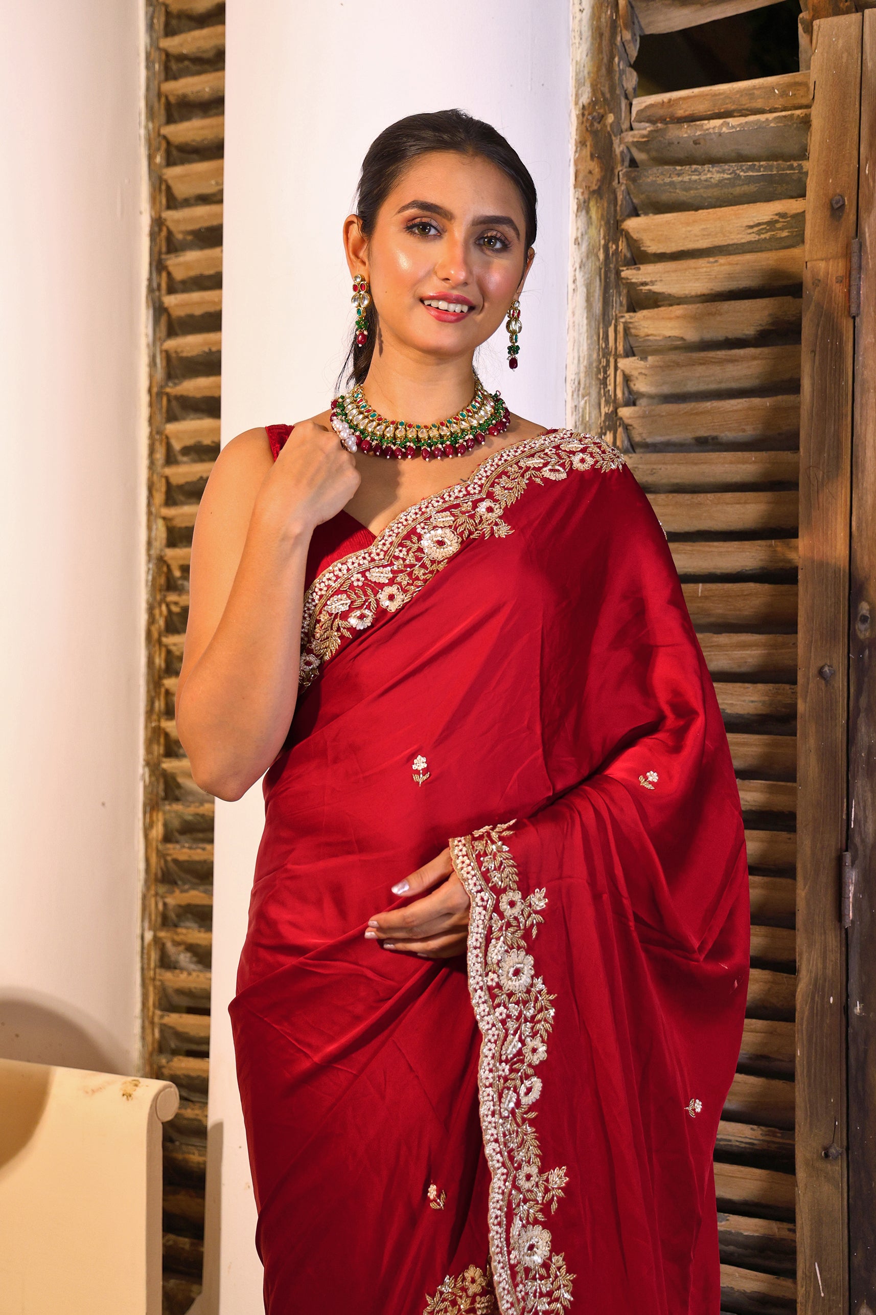 Satin Zardosi Work